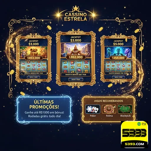 Imagem do site 5393 mostrando a página inicial com destaque para a loja Home05